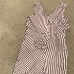 Zara striped Jumpsuit